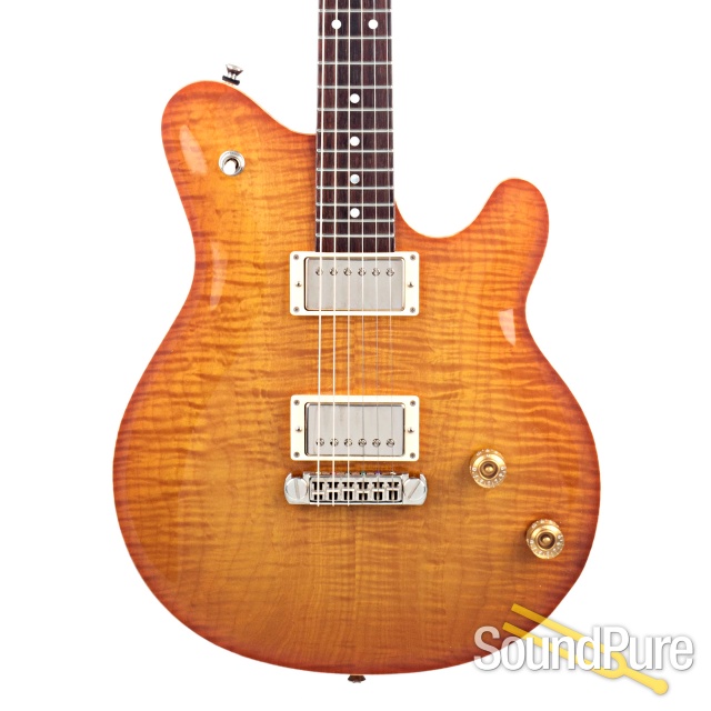 Michael Tuttle Carve Top Deluxe Iced Tea Burst #21 - Used — image 1