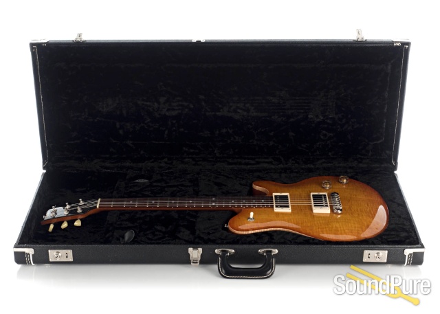Michael Tuttle Carve Top Deluxe Iced Tea Burst #21 - Used — image 4