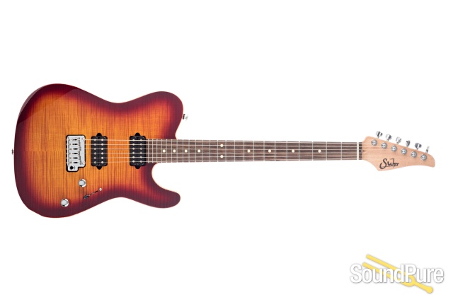 Suhr Modern T 24 Pro Aged Cherry Burst #JST9U9M - Used — image 2