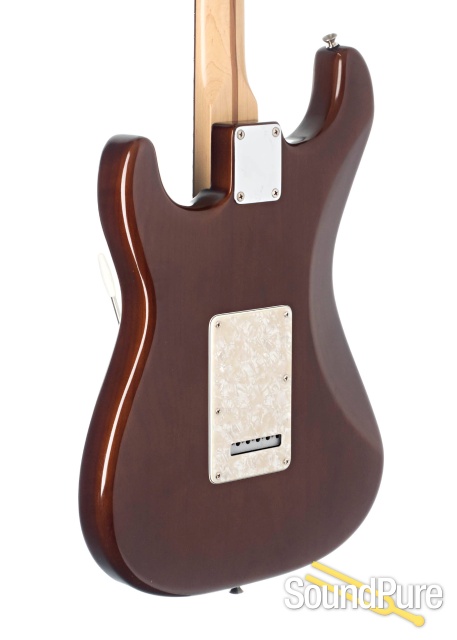 Fender Am Strat HSS Walnut Brown Electric #Z6031184 - Used — image 2