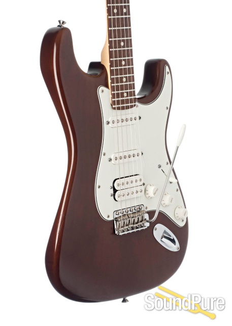 Fender Am Strat HSS Walnut Brown Electric #Z6031184 - Used — image 3