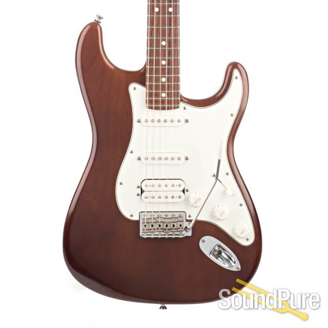 Fender Am Strat HSS Walnut Brown Electric #Z6031184 - Used — image 1