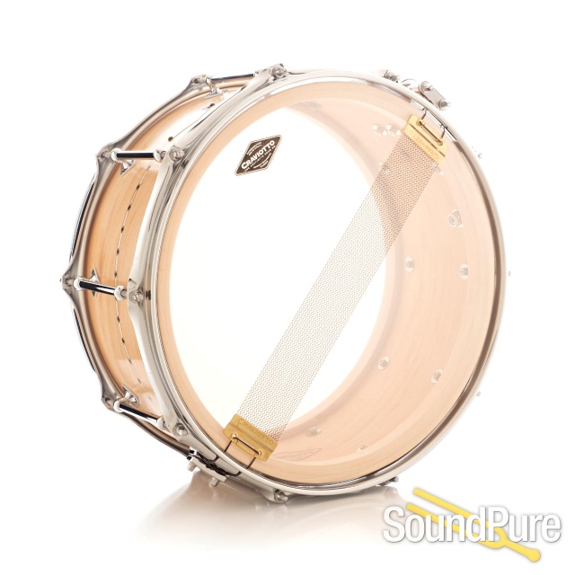 Craviotto 6.5x14 Maple Custom Snare Drum-Maple Inlay 30/30 — image 2