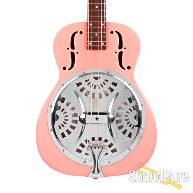 Dobro Metal Body 12-Fret Resonator Pink #8 573 7B - Used — image 1
