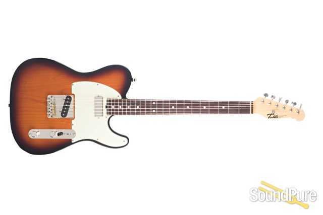 Tuttle Custom Classic T 2-Tone Sunburst Electric Guitar #655 — image 8