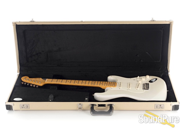 Fender Eric Johnson Strat White Blonde #EJ14089 - Used — image 6