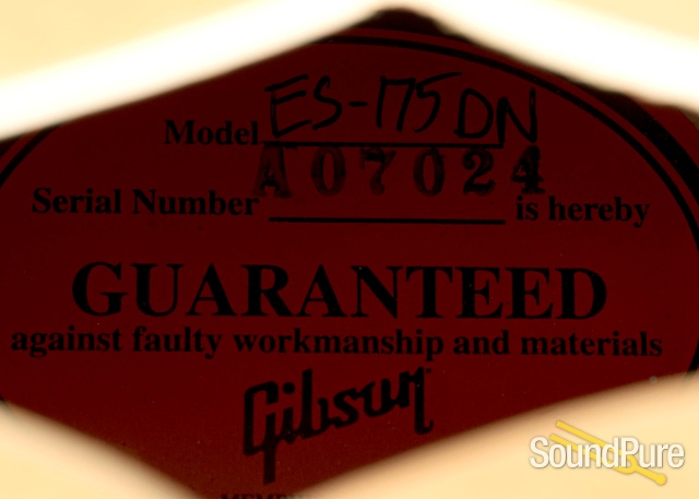 Gibson ES-175 VOS '59 Reissue Archtop Guitar #A 07024 - Used — image 4