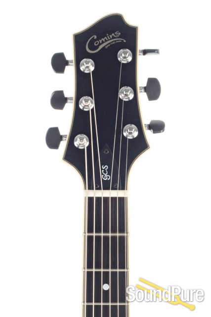 Comins GCS-1ES Vintage Blond Semi-Hollow Electric #112221 — image 5