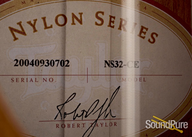 Taylor NS32-CE Nylon String Acoustic #20040930702 - Used — image 4