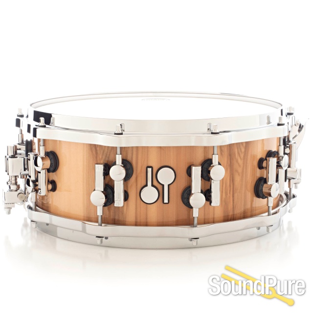 Sonor 5.5x14 SQ2 Vintage Beech Snare Drum- American Walnut — image 1