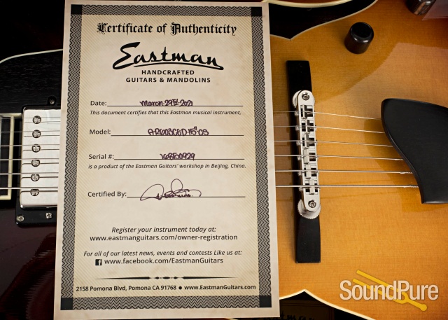 Eastman AR603CED-15 Classic Archtop #16850929 — image 5