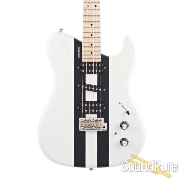 Tausch Guitars '665' Model White/Black Guitar - Used — image 1