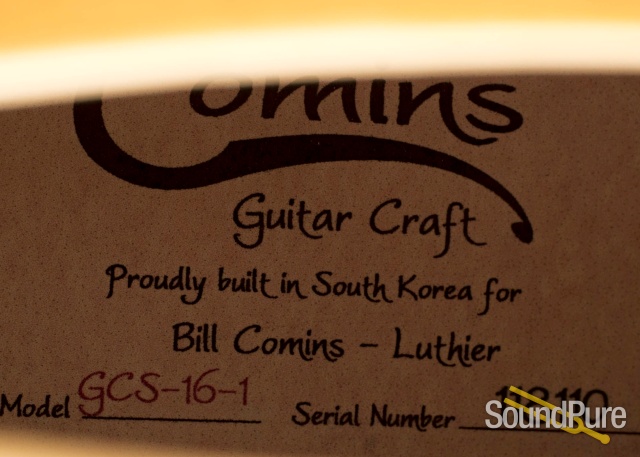 Comins GCS-16-1 Violin Burst Archtop Guitar #118110 — image 3