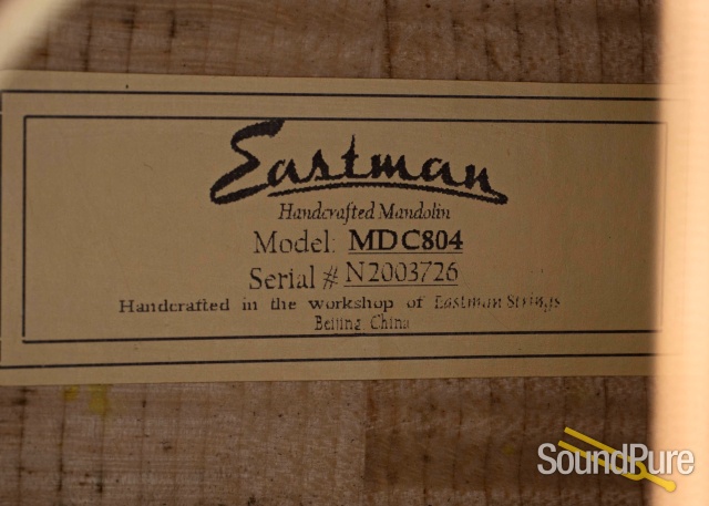 Eastman MDC804 Spruce/Maple Mandocello #N2003726 — image 4