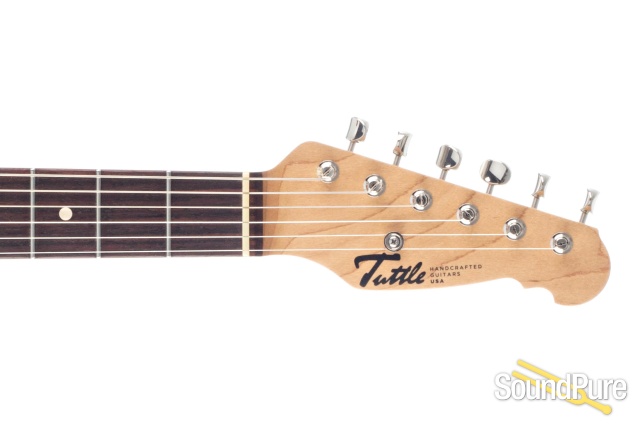 Tuttle Custom Classic Thinline T 2-Tone Sunburst Guitar #667 — image 5