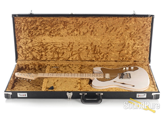 Tuttle Custom Classic Thinline T Mary Kay White Guitar #668 — image 4