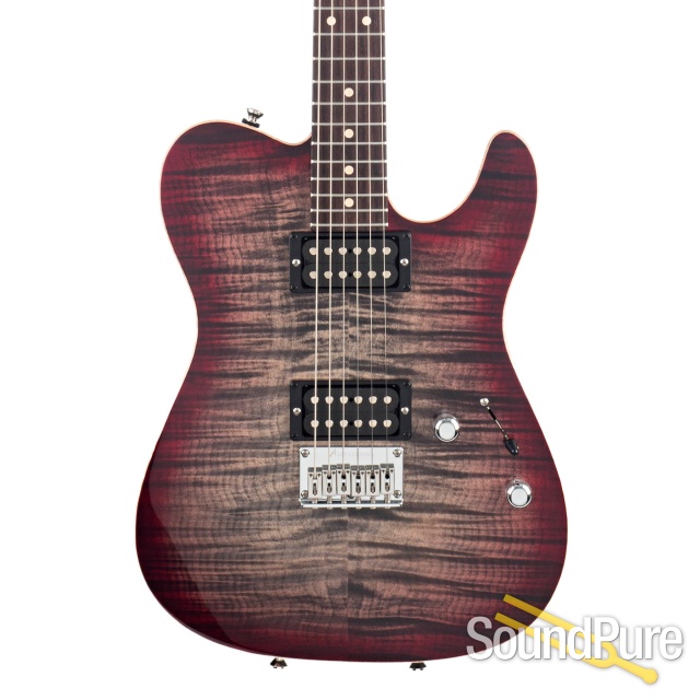 Anderson Cobra Natural Black to T-Red Burst #04-06-21P — image 1