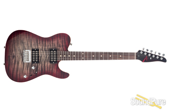 Anderson Cobra Natural Black to T-Red Burst #04-06-21P — image 8