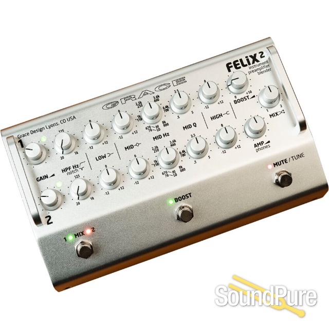 Grace Design FELiX2 Instrument Preamplifier (Silver)
