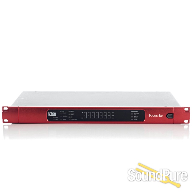 Focusrite Pro Rednet D16R 6x16 AES3 Dante Audio Interface — image 1