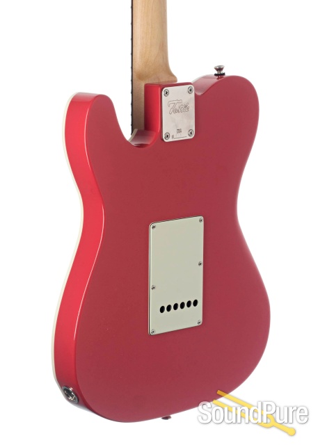 Tuttle Tuned ST Bound Fiesta Red Electric Guitar #513 - Used — image 2