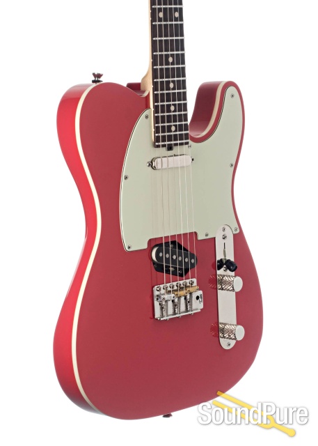 Tuttle Tuned ST Bound Fiesta Red Electric Guitar #513 - Used — image 3