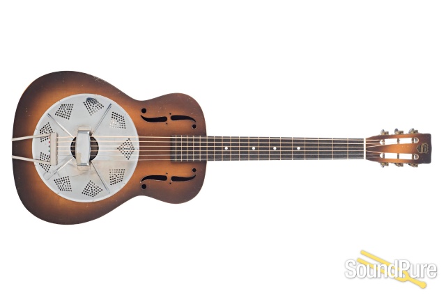 National 1938 Trojan Resonator Guitar #T008 - Used — image 8