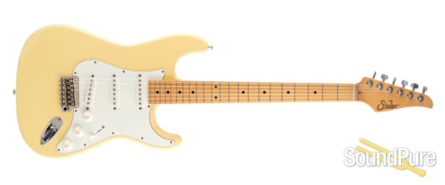 Suhr Classic S Antique Vintage Yellow SSS #JS4Y9C - Used — image 5