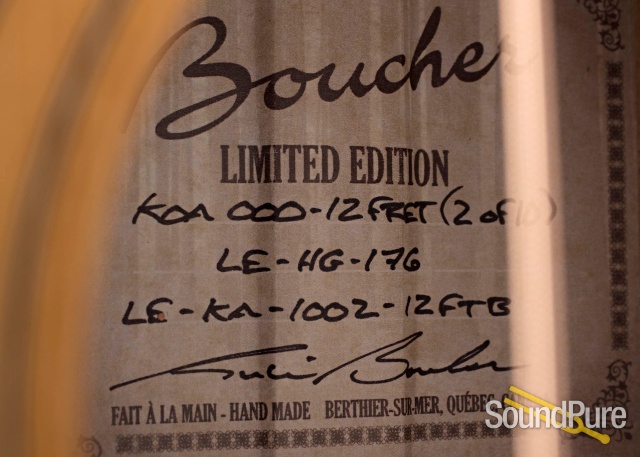 Boucher LE-HG-176 Adirondack/Koa Guitar #LE-KA-1002-12FTB — image 4