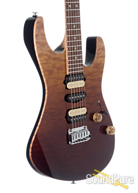 Suhr Modern Plus Curly Maple Desert Gradient #JS5D5N - Used — image 3