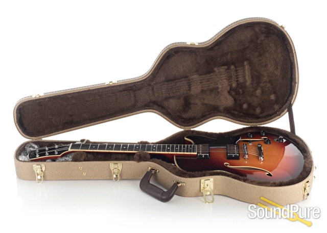 Comins GCS-1ES Autumn Burst Semi-Hollow Guitar #112219 — image 4