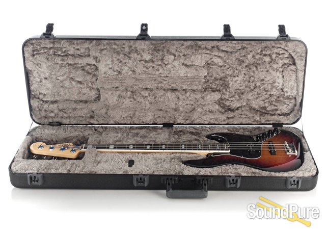 Fender American Elite Jazz Bass Sunburst #US18063847 - Used — image 4
