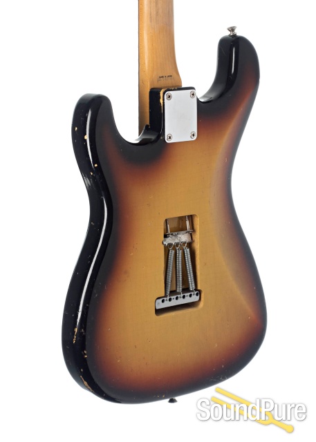 MJT Partscaster Strat Sunburst Electric Guitar - Used — image 2