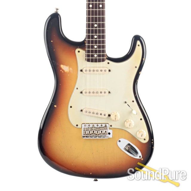 MJT Partscaster Strat Sunburst Electric Guitar - Used — image 1