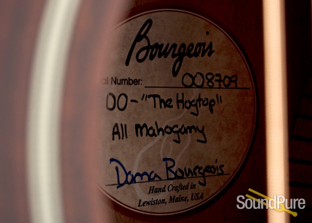 Bourgeois 00 "The Hogtop" Mahogany Acoustic #8709 - Used — image 4