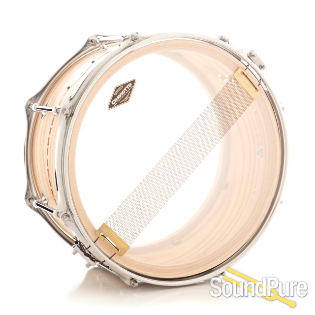 Craviotto 6.5x13 Ash Custom Shop Snare Drum w/ Inlay — image 2