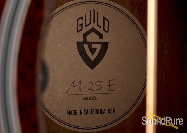 Guild M-25e California Burst Mahogany #C205820 - Used — image 3