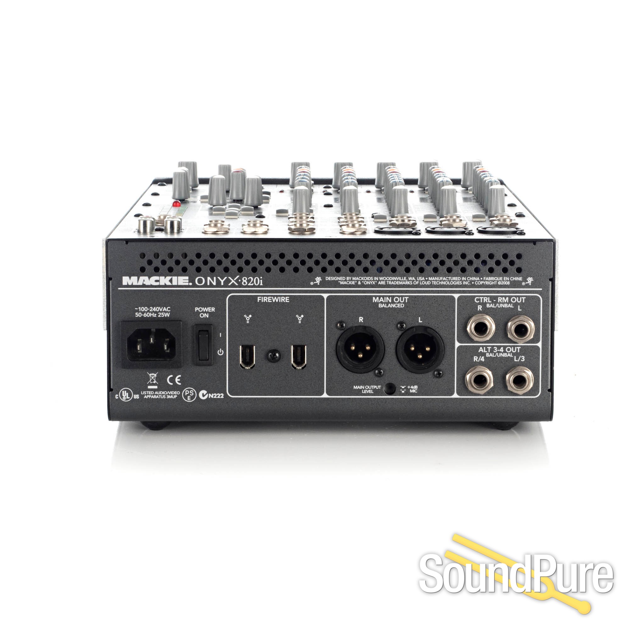 Mackie Onyx 820i 8-Channel Firewire Analog Mixer/Live Mixer