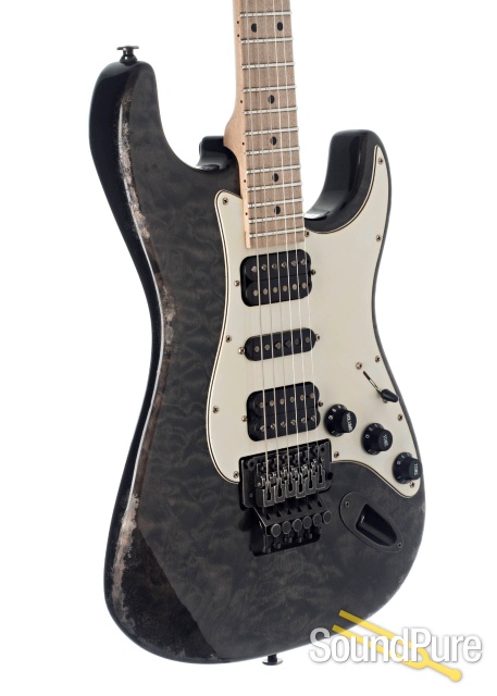 Luxxtone Choppa S Trans Black Quilted Maple HSH #497 — image 3
