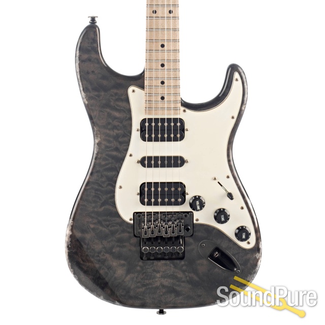 Luxxtone Choppa S Trans Black Quilted Maple HSH #497 — image 1