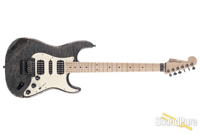 Luxxtone Choppa S Trans Black Quilted Maple HSH #497 — image 8