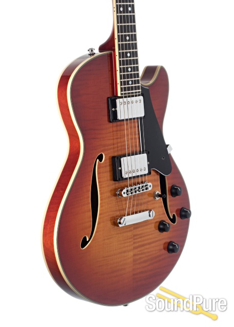 Comins GCS-1 Violin Burst Semi-Hollow Electric #112344 — image 3