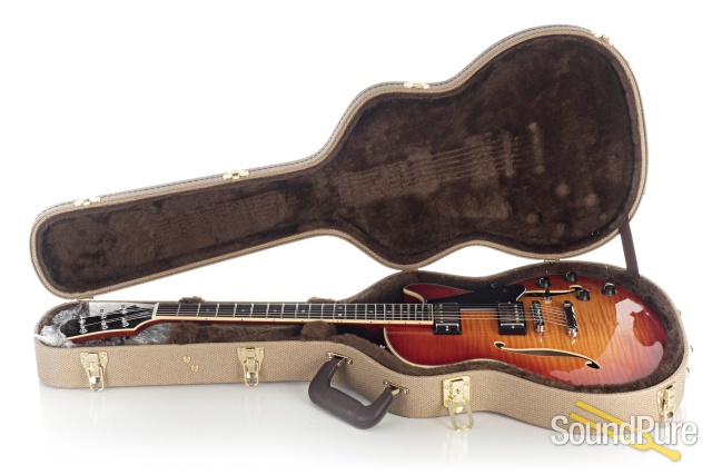 Comins GCS-1 Violin Burst Semi-Hollow Electric #112344 — image 4