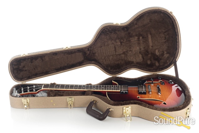 Comins GCS-1 Autumn Burst Semi-Hollow Electric #112345 — image 4