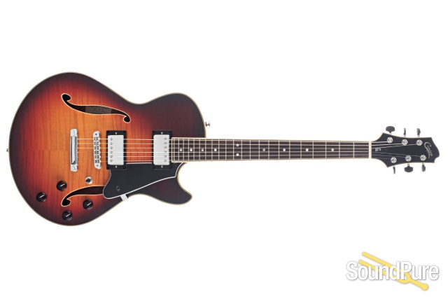 Comins GCS-1 Autumn Burst Semi-Hollow Electric #112345 — image 8