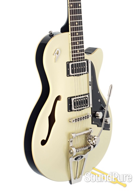 Duesenberg Starplayer TV Vintage White Semi-Hollow #202084 — image 3