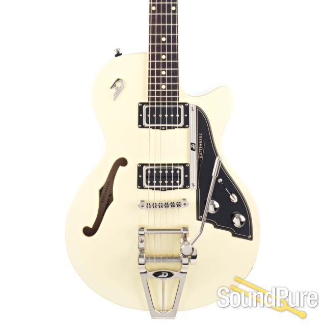 Duesenberg Starplayer TV Vintage White Semi-Hollow #202084 — image 1