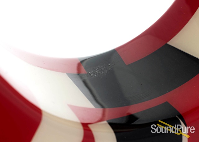 EVH Wolfgang Special Striped Red w/Black #WG165398M - Used — image 2