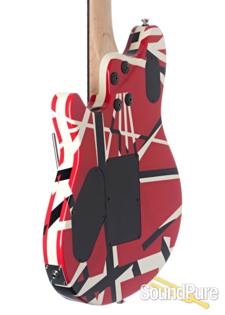 EVH Wolfgang Special Striped Red w/Black #WG165398M - Used — image 3