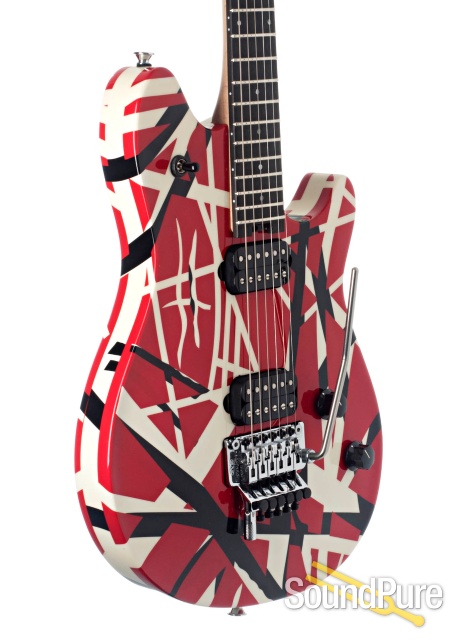 EVH Wolfgang Special Striped Red w/Black #WG165398M - Used — image 4